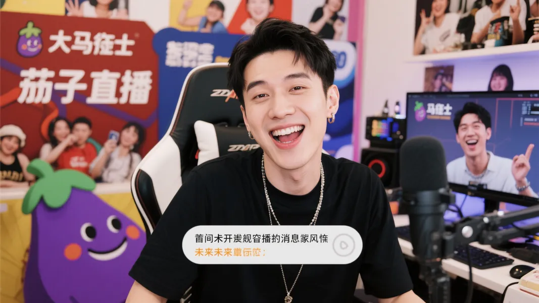大司马现身茄子直播间！坦露暂不方便开启直播的原因！